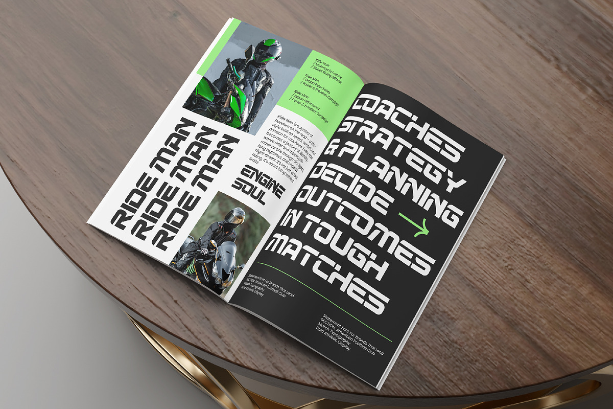 Gridline Minimal Esports Display, a Sans Serif Font by timelesstype.co (Photo 8 of 15)