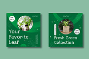 Modern Botanical Social Media Post, a Social Media Template by MightyDesign (Thumbnail 5 of 8)