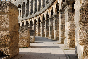 Roman Amphitheater, Pula, Croatia, an Architecture Photo by Bepslabor