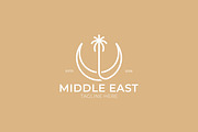 Middle East Palm Tree Logo Design, a Branding & Logo Template by Signatoro (Thumbnail 3 of 3)