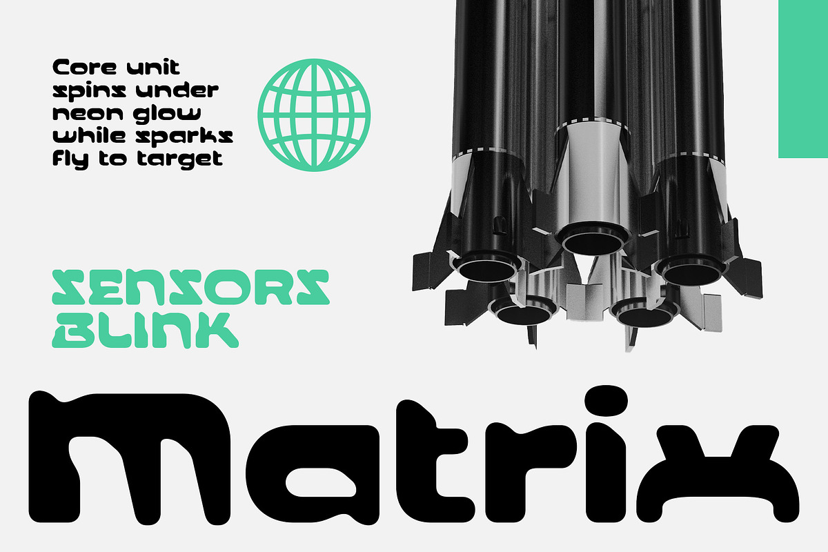 CS Battle – Futuristic Font, a Sans Serif Font by Craft Supply Co. (Photo 7 of 8)