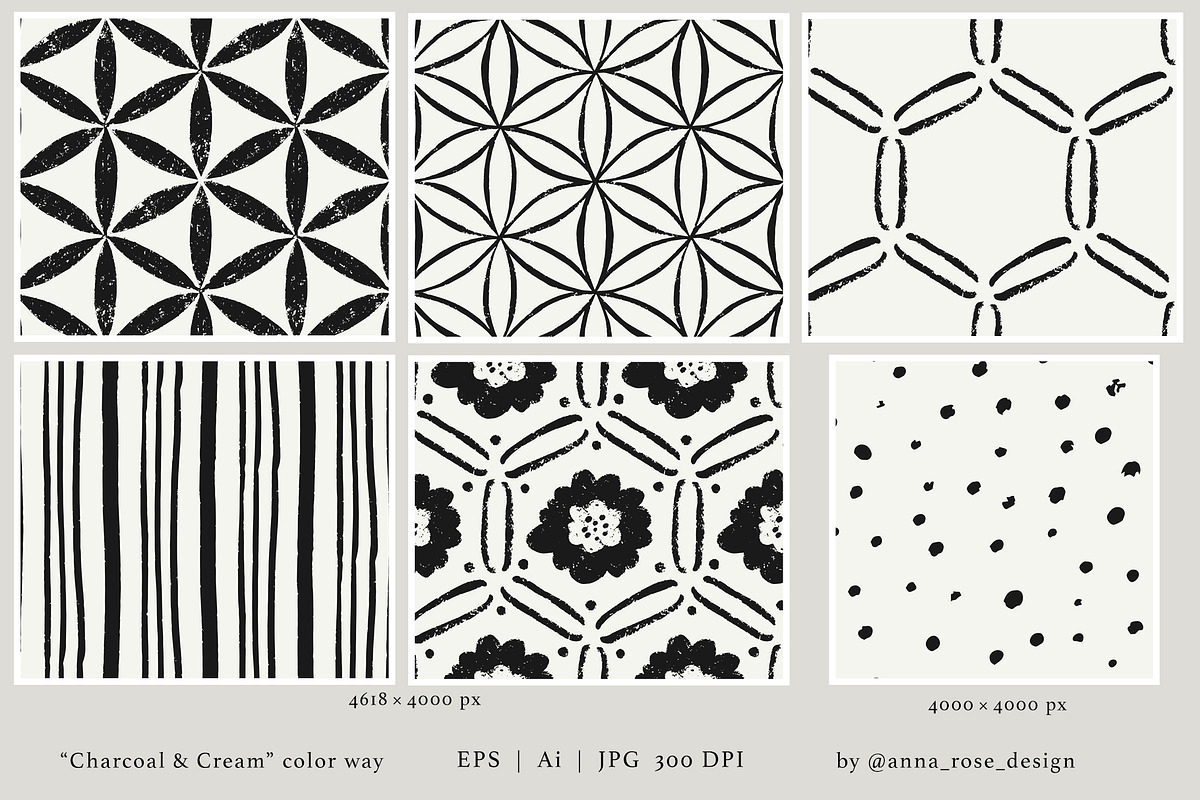 Midnight Hive - Bee Floral Patterns, a Pattern Graphic by Rose Design (Photo 10 of 13)