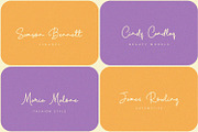 Delectable - Handwritten Font, a Script Font by Alpaprana (Thumbnail 4 of 9)