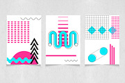 Neon geometric shape,poster,patten, an Object Graphic by Iryna Danyliuk (Thumbnail 16 of 17)