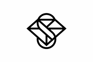 Initial Letter S Diamond Logo, a Branding & Logo Template by Buqancreative