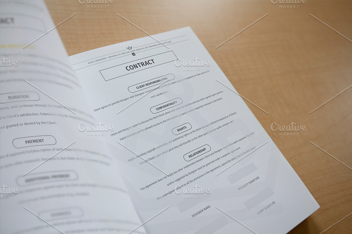 31 Page Full Proposal A4 / US Letter, a Stationery Template by Mastergfx (Photo 20 of 27)