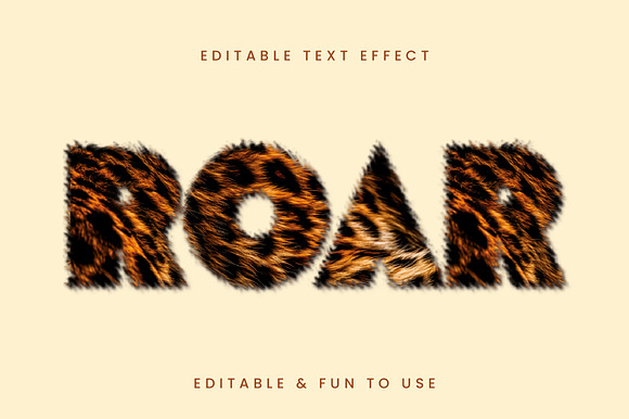 Fur Animal Print Text Effect preview 3