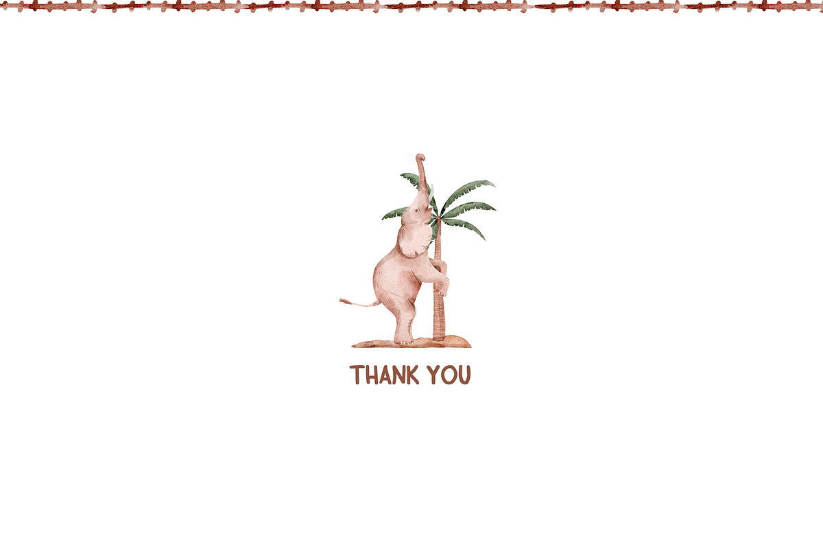 Africa - safari animals patterns, an Animal Illustration by Pattern + watercolor (Photo 7 of 7)
