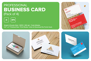 Visiting Card Design Template Bundle, a Business Card Template by Studio3 Stock
