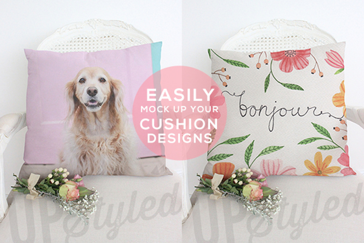 A194 Cushion Stock Photo Mock Up, a Product Mockup by UpStyled (Photo 2 of 2)