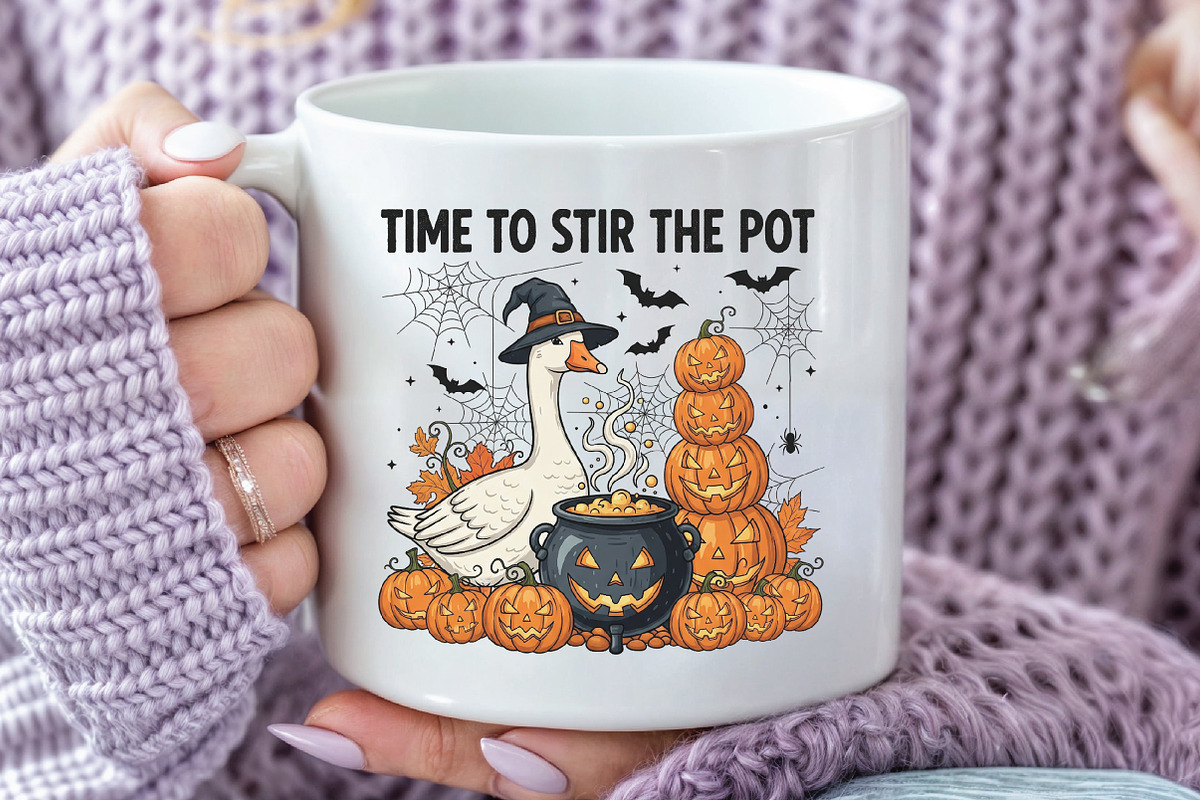 Time To Stir The Pot PNG Goose, an Illustration by CraftArtStudio (Photo 2 of 4)