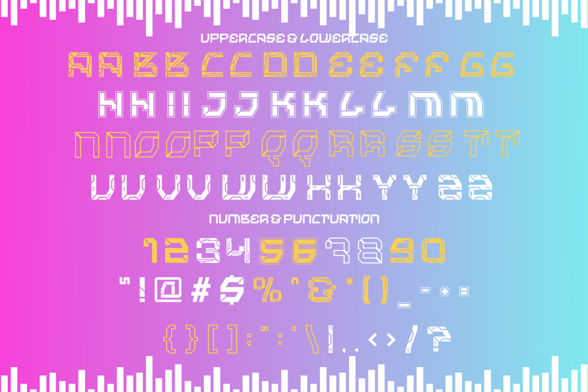 Spectra Volt - Cyberpunk Font, a Font by PutraCetol Studio (Photo 8 of 11)