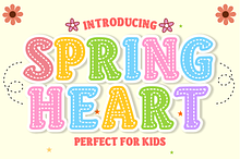 Spring Heart – Sweet & Playful Font