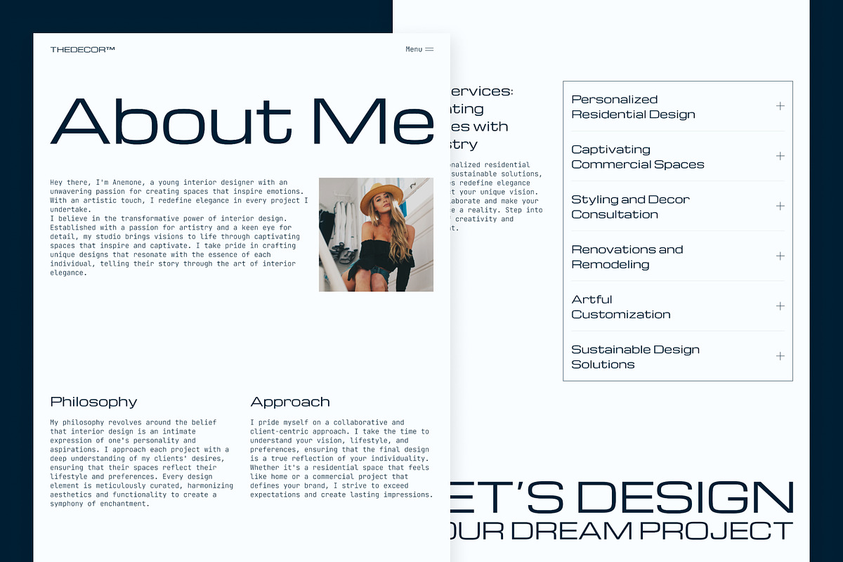 The Decor - Framer Template, a Landing Page Template by 123 UXUI (Photo 2 of 4)