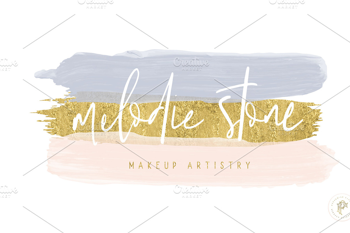 Neutral watercolor brush strokes, a Texture Graphic by Freshmint Paperie (Photo 2 of 2)