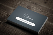 Dark Blue Corporate Business Card 12, a Business Card Template by bouncy (Thumbnail 4 of 4)