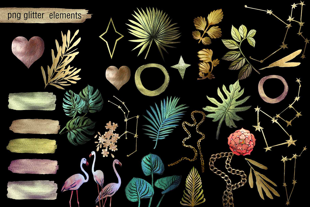 Shining tropics, a Pattern Graphic by emeraldthue (Photo 2 of 9)