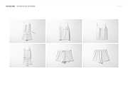 Short Silk Pajama Mockup Set, a Mask Mockup by creatsy5 (Thumbnail 2 of 12)