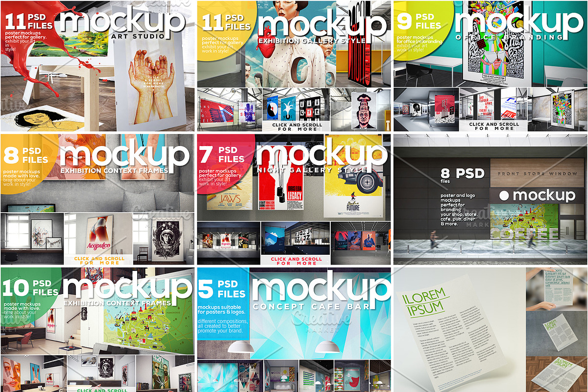 The Mighty Big Bundle - 78 Mock-ups, a Print Template by Northern Kraft (Photo 3 of 3)