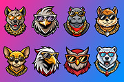 Animal Mascot Logo Illustration, an Illustration by Riswan Ratta (Thumbnail 2 of 3)