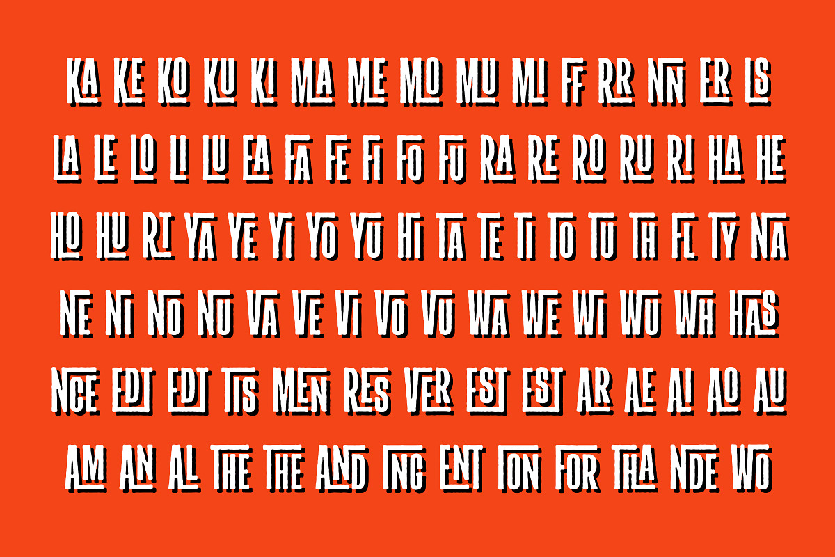 Blockparty - Fun Display Font, a Sans Serif Font by Tom Chalky (Photo 9 of 11)