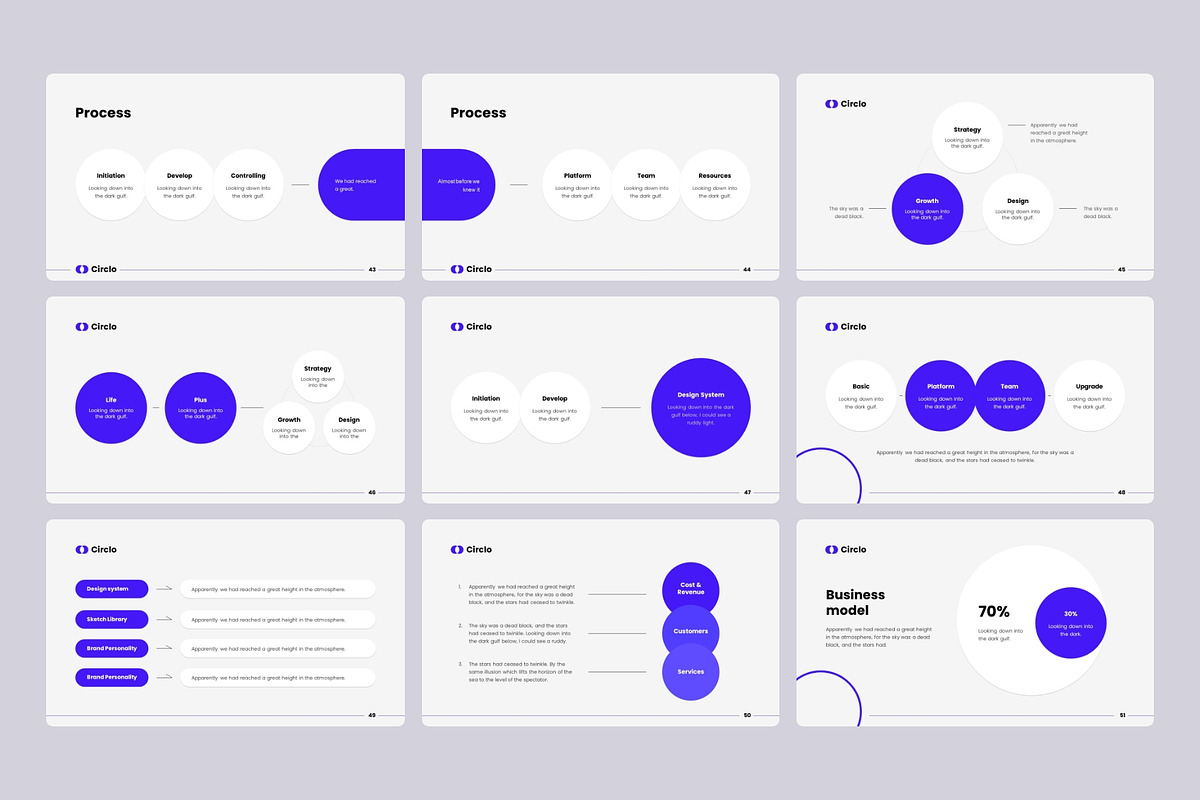 Circlo- Animated Presentation Bundle, a Presentation Template by MNML Agency (Photo 16 of 63)