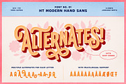Modern Lettering Fonts Collection, a Script Font by Heritage Type Co. (Thumbnail 6 of 21)