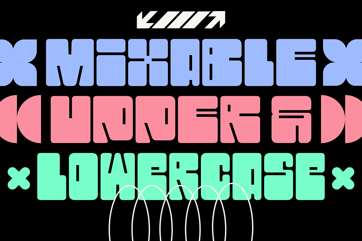Mosh Cube - A Super Chunky Display, a Sans Serif Font by Ainun Jinan (Photo 2 of 11)