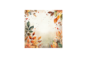 Watercolor Cozy Fall