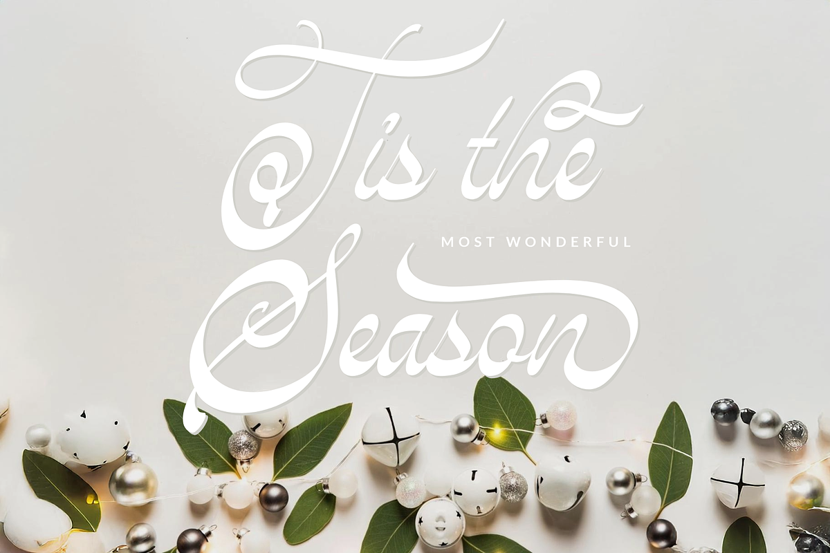 Christmas Lovingly, a Script Font by Ainun Jinan (Photo 4 of 8)