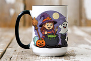 Cute Halloween Witch Cauldron., a Decorative Illustration by kaisorn (Thumbnail 2 of 6)