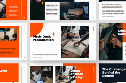 Pitch Deck PowerPoint Template, a Presentation Template by Gaize