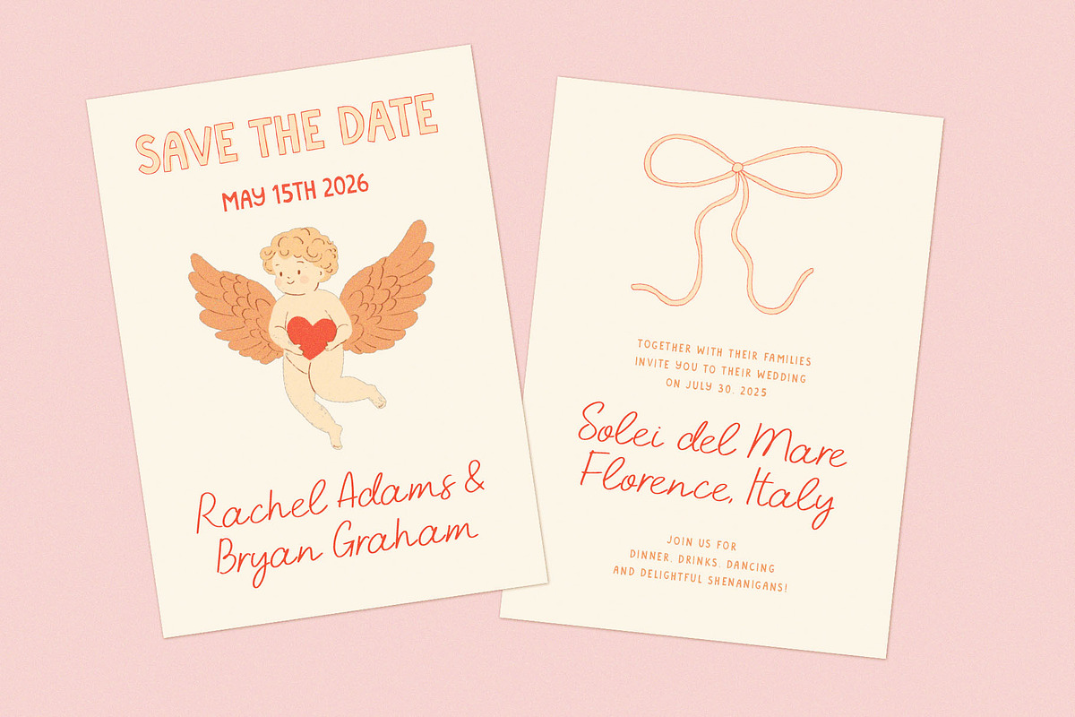 Top Bow Romantic Font Family, a Handwritten Font by Ayya Studio (Photo 9 of 16)