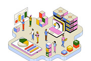 Collection of Isometric Illustration, an Education Illustration by Creative Graphics (Thumbnail 5 of 12)
