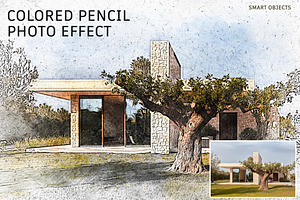 Colored Pencil Photo Effect