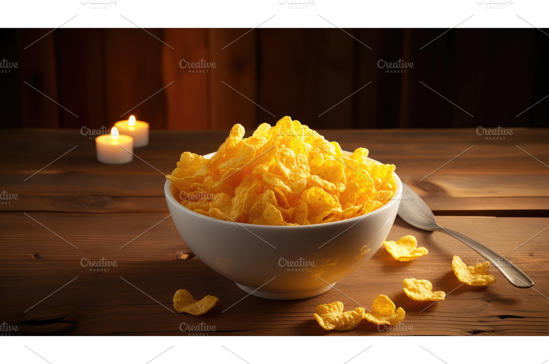 delicious corn flake ai generated, a Food & Drink Photo by pikepicture