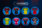 Sports Jersey Design Bundle, a Sport Illustration by samsulpassive (Thumbnail 2 of 4)