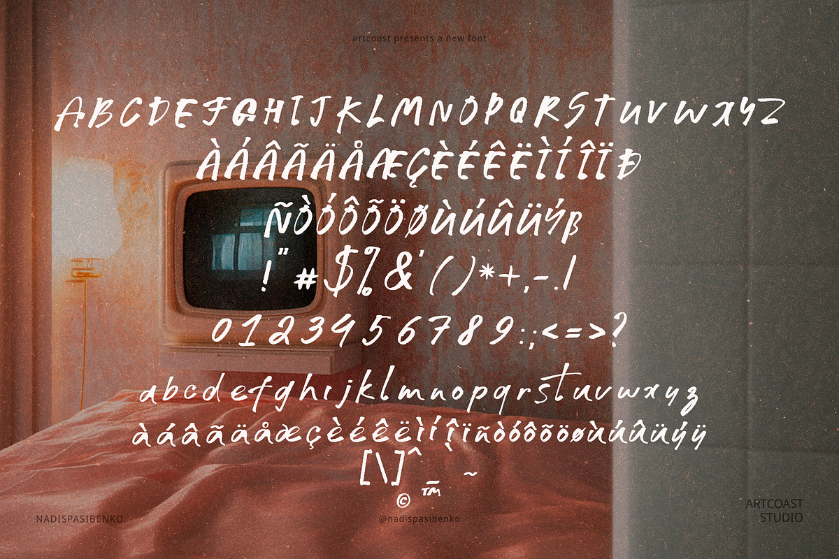 Elegant Inky Font - Silent Waters, a Script Font by Artcoast Fonts (Photo 3 of 8)