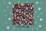 Christmas gingerbread clip-art, an Object Graphic by KupalinaArt (Thumbnail 6 of 8)