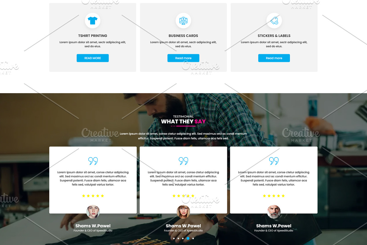 Digital Printing Elementor Template, a WordPress Template by HasnainDEV (Photo 5 of 6)