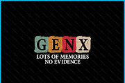 Vintage Generation X SVG PNG, a Graphic by Creativeusart (Thumbnail 2 of 4)