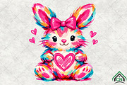 Brushstroke bunny png, an Illustration by Craft Nest (Thumbnail 2 of 6)