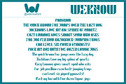 Robot life font, a Sans Serif Font by weknow (Thumbnail 6 of 8)