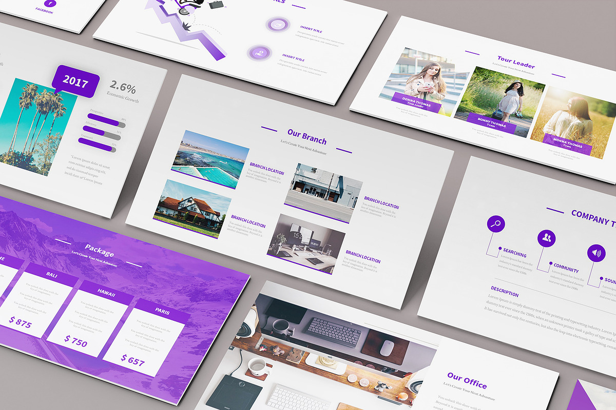 Travel Agency Powerpoint Template, a Presentation Template by Incools Stokie (Photo 7 of 10)