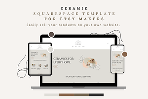 Ceramik Squarespace 7.1 Template