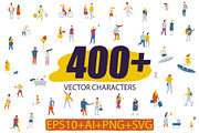 400+ Set of flat vector people, a Person Illustration by Vector_Art (Thumbnail 1 of 24)
