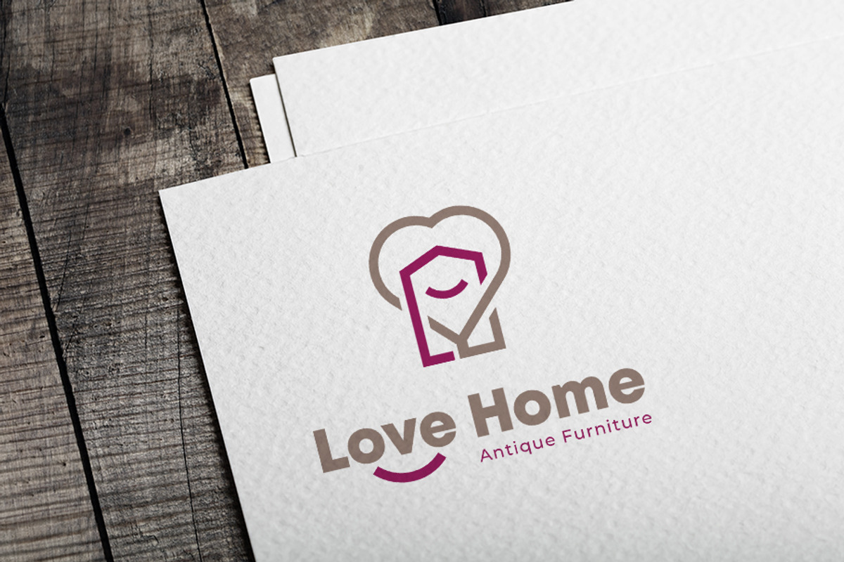Love Home, a Branding & Logo Template by Cre8iveSense (Photo 2 of 4)