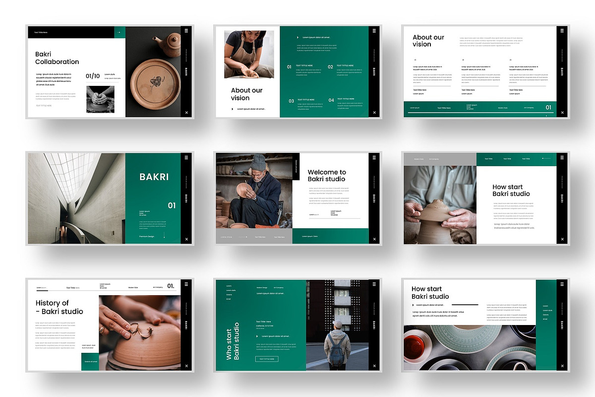 Bakri - Business Google Slide, a Presentation Template by Dens Creative Studio (Photo 2 of 6)