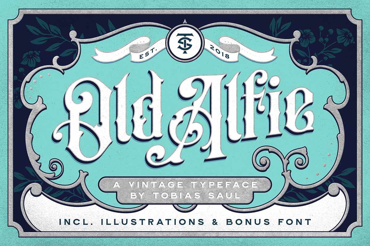 Old Alfie Font Duo, a Font by Heritage Type Co. (Photo 1 of 8)