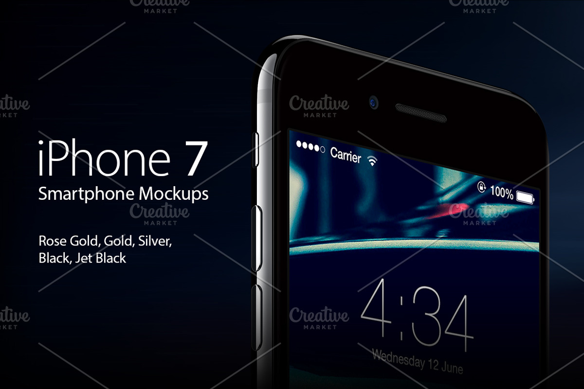 iPhone 7 Mockups Pack, an iPhone Mockup by ydlabs (Photo 1 of 4)